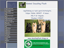 Tablet Screenshot of dazzlingflash.se